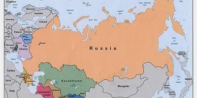 روسيا خريطة