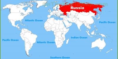 خريطة العالم من روسيا