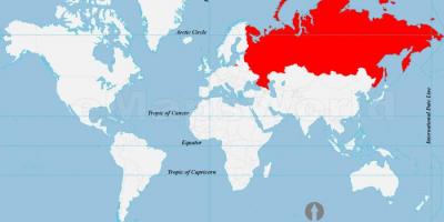 روسيا خريطة الموقع